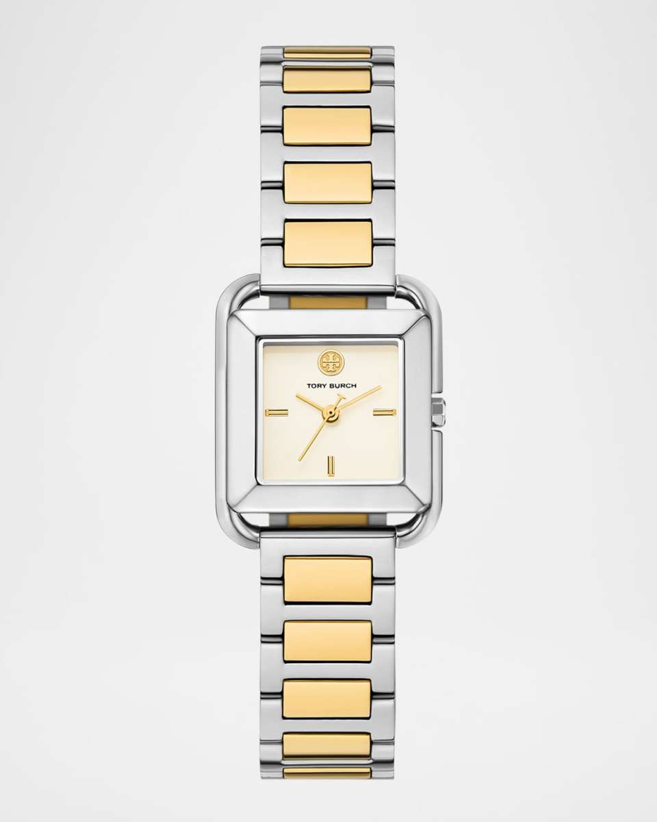 Kira Square Two-Tone Stainless Steel Watch